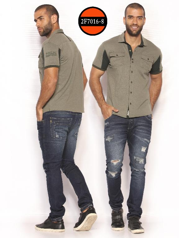 Camisa de Moda Colombiana Slim Fit para Hombre