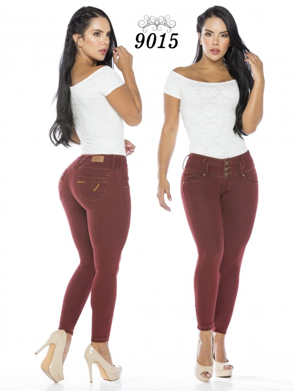 Jeans Dama Levantacola Colombiano Cokette