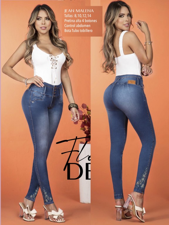 Jeans Levantacola Colombiano
