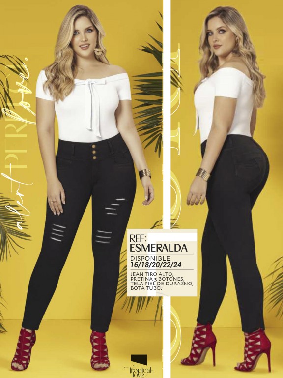 Jeans Levantacola Colombiano Plus Size