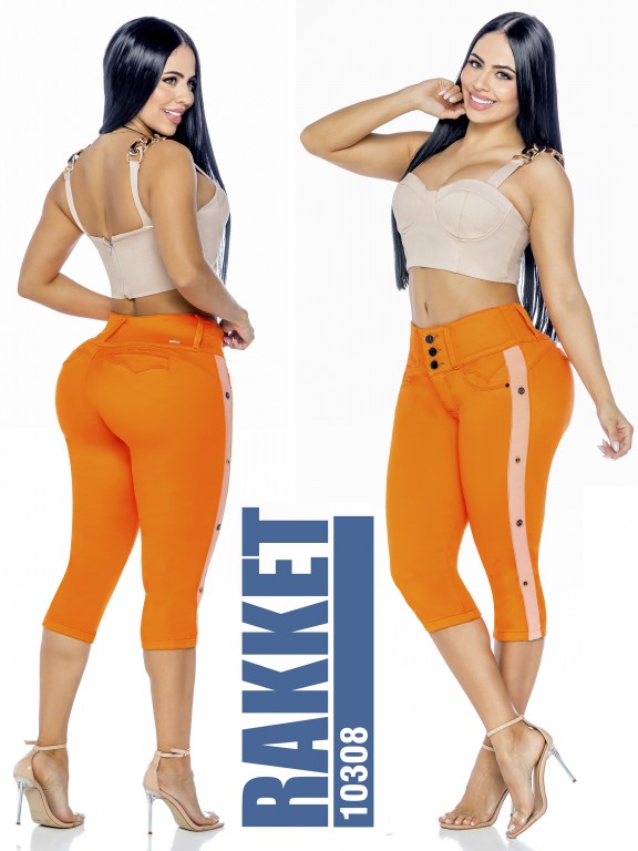 Colombian Two-Piece Set Butt lifting Capri + Matching Vest 11199