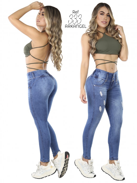 Jeans Levantacola Colombianos Dama