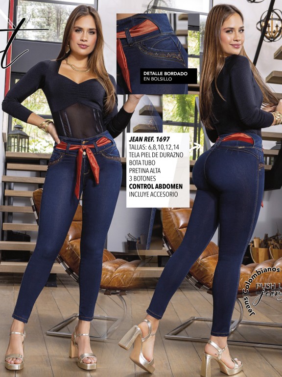 Jeans Levantacola Colombiano Thaxx Classic Ref. 200 -10614TC SIZE