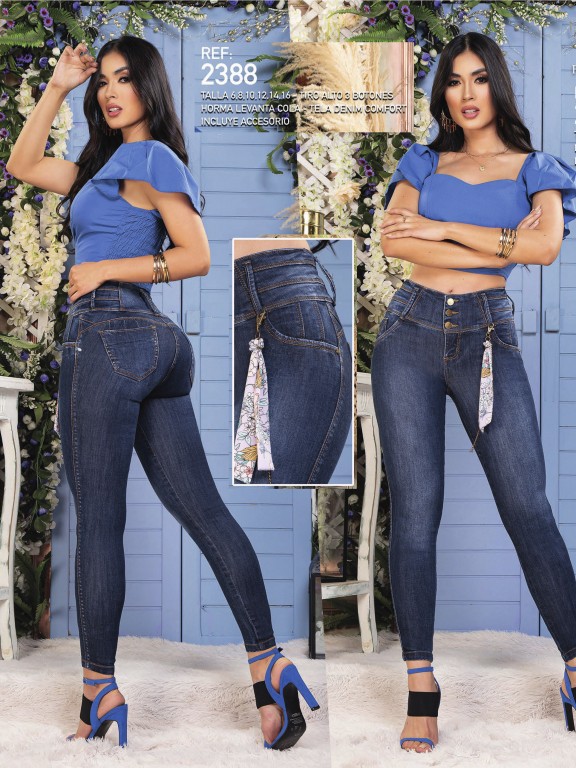 Jeans Levantacola Colombiano