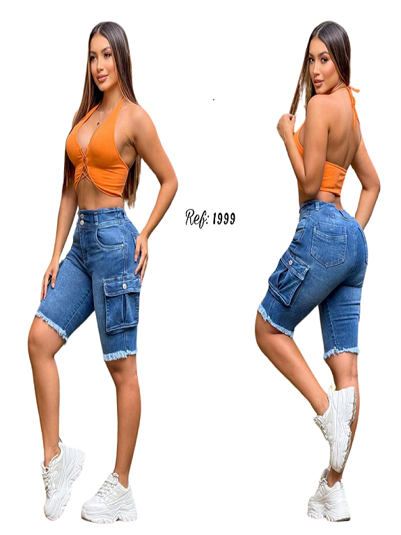 Butt Lifting Knee Length Short  