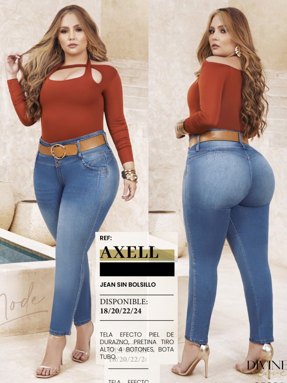 Jeans Levantacola Colombiano Plus Size