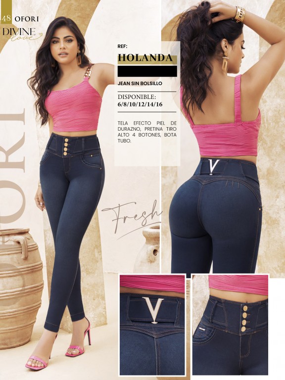 Jeans Levantacola Colombiano