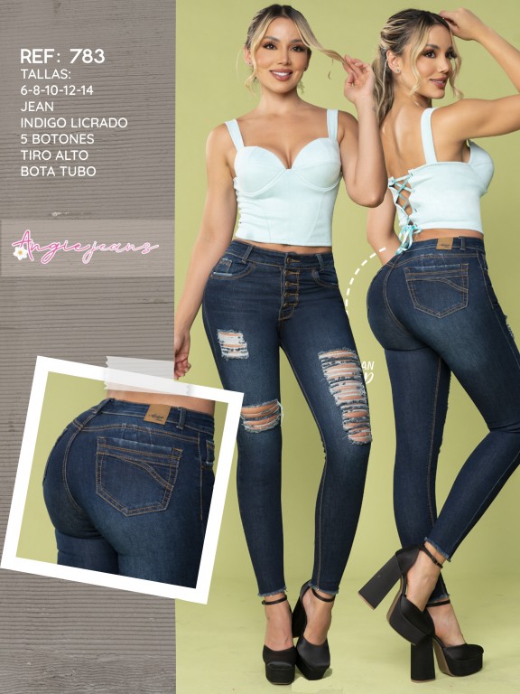 Jeans Levantacola Colombiano