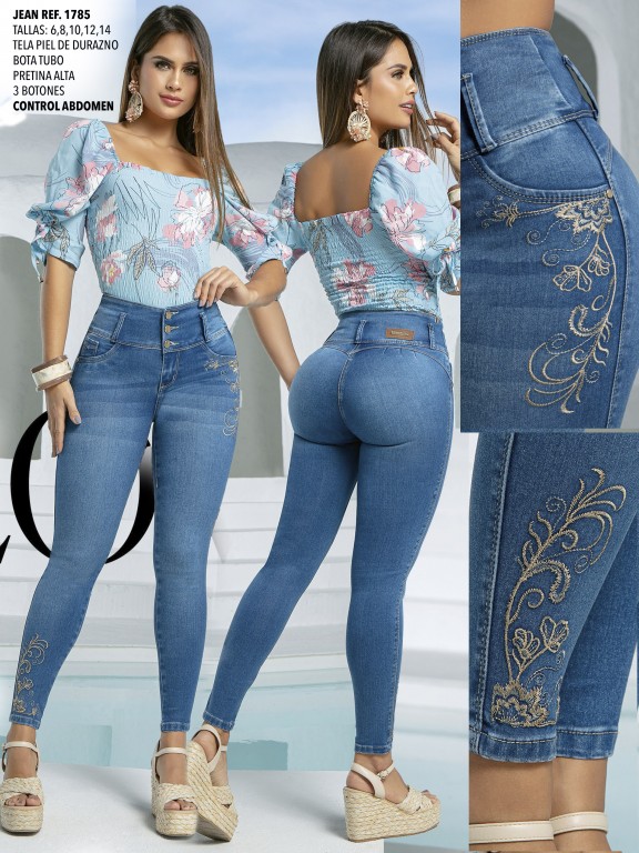 Jeans Levantacola Colombiano