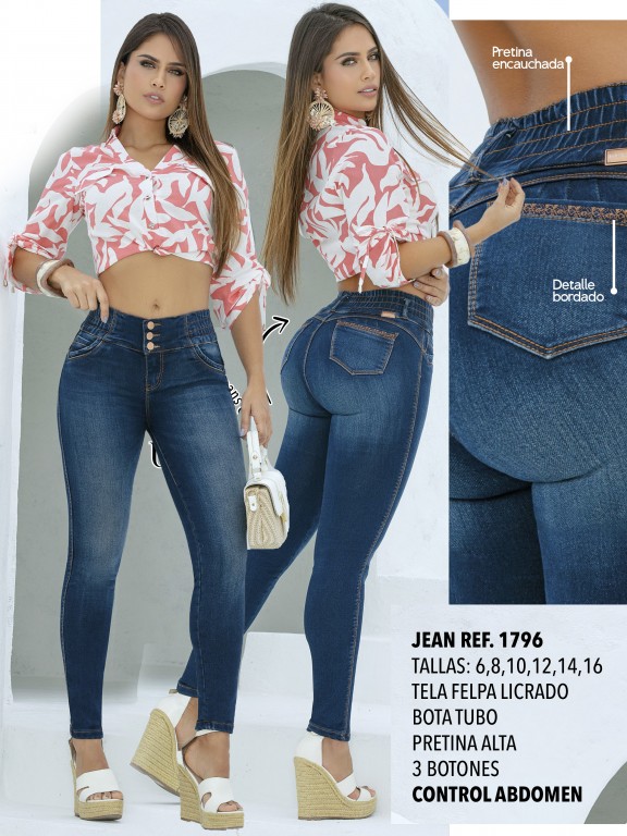 Jeans Levantacola Colombiano