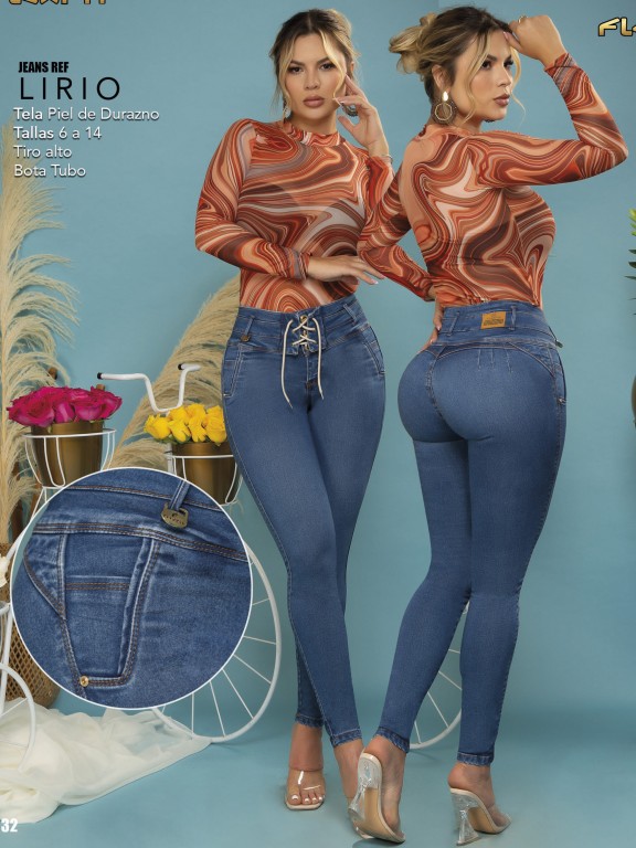 Jeans Levantacola Colombiano