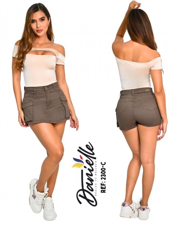 Colombian Butt Lifting Shorts Skirt