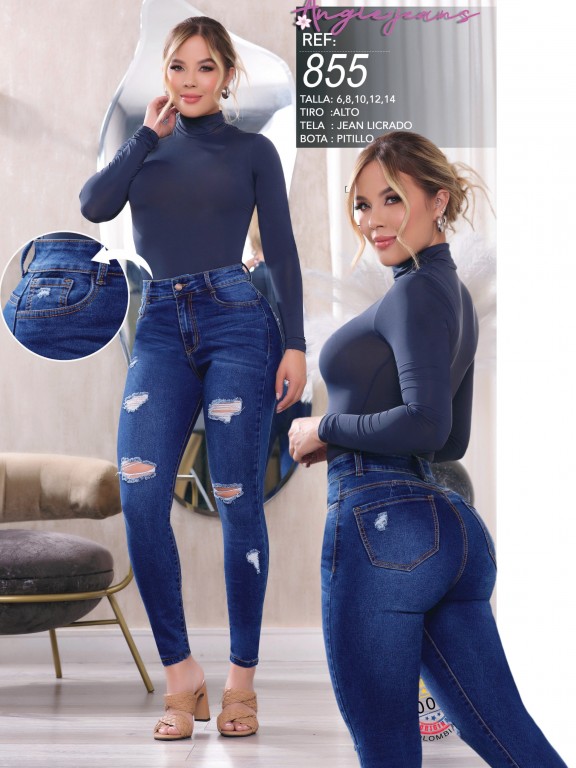 Jeans Levantacola Colombiano