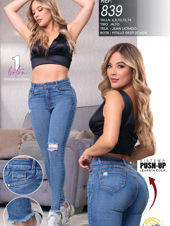 Jeans Levantacola Colombiano