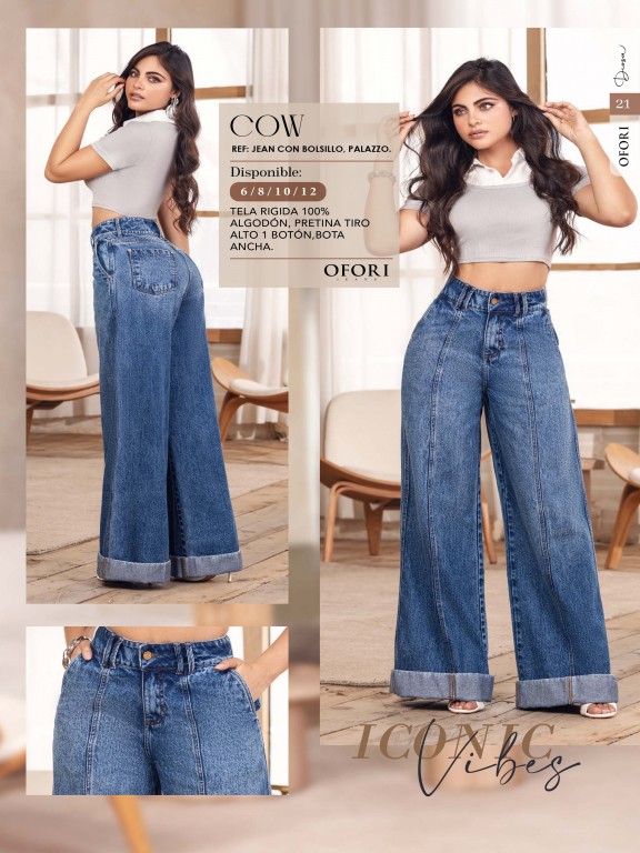 Jeans Levantacola Colombiano