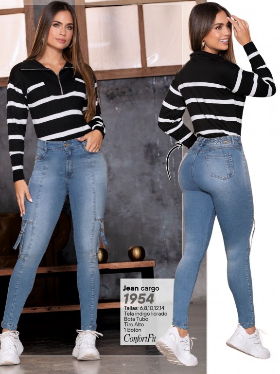 Jeans Levantacola Colombiano