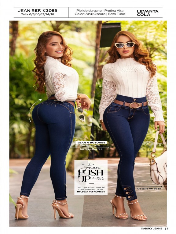 Jeans Levantacola Colombiano