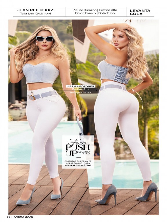 Jeans Levantacola Colombiano