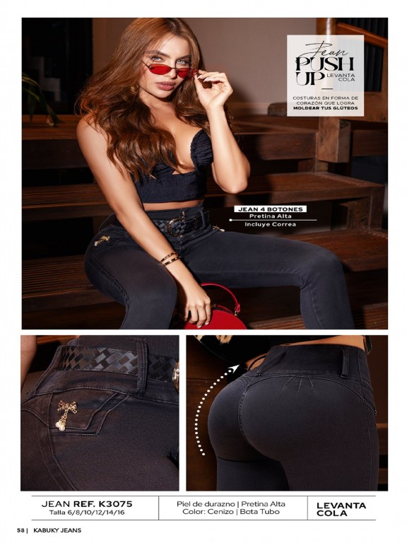 Jeans Levantacola Colombiano