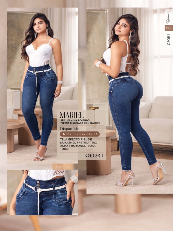 Jeans Levantacola Colombiano
