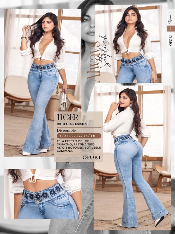 Jeans Levantacola Colombiano