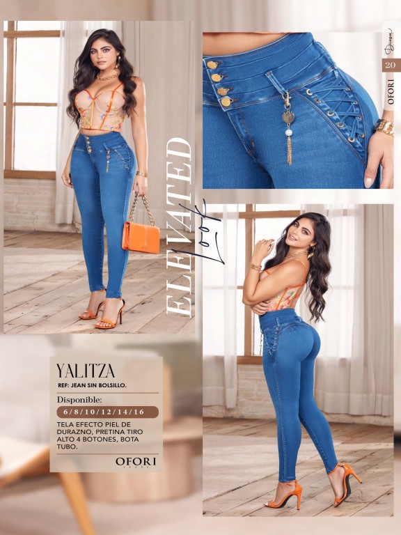 Jeans Levantacola Colombiano