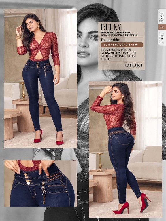 Jeans Levantacola Colombiano