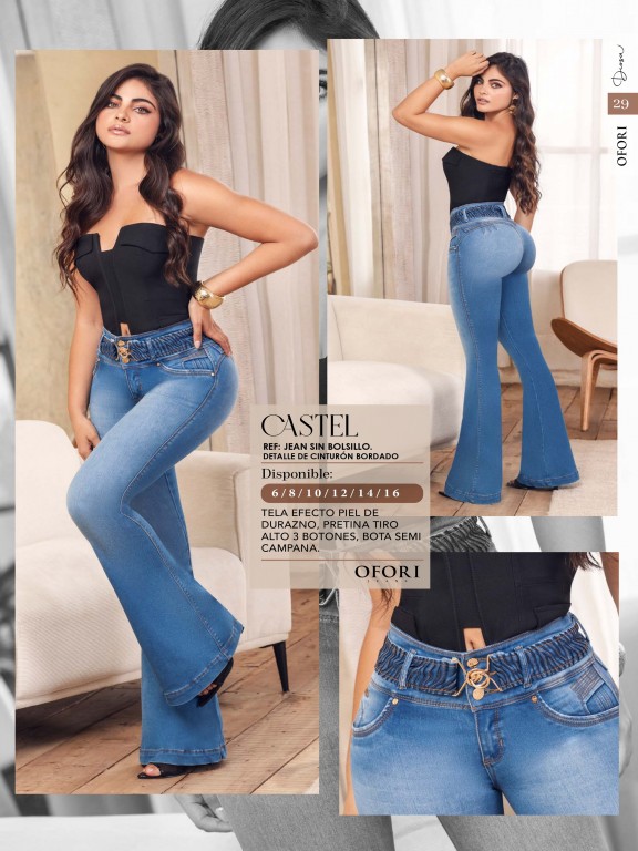 Jeans Levantacola Colombiano