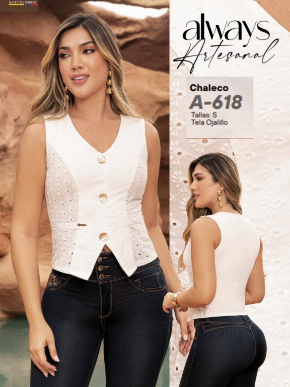 Chaleco Moda Colombiana
