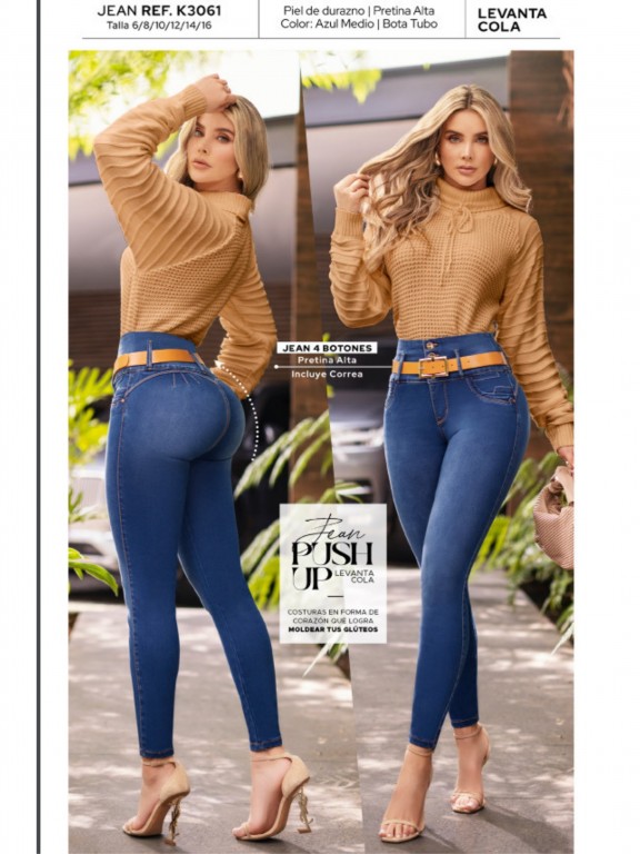 Jeans Levantacola Colombiano