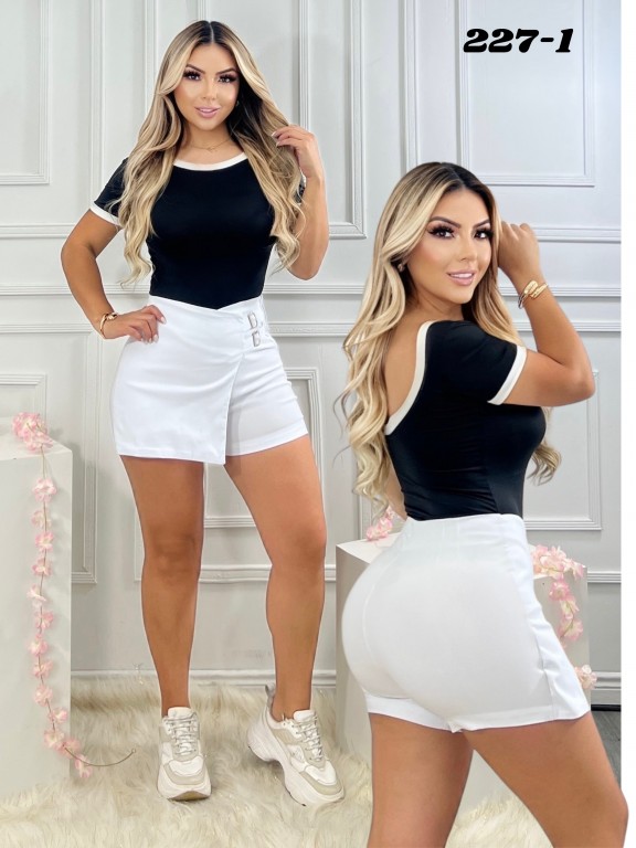 Falda Short Levantacola Colombiano