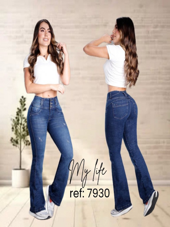 Jeans Levantacola Colombiano