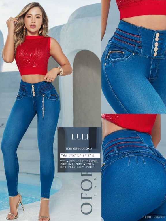 Jeans Levantacola Colombiano